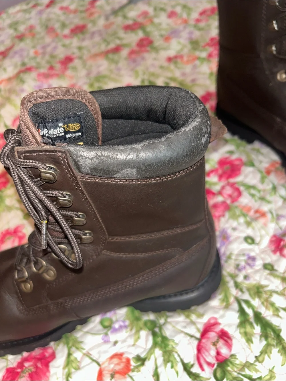 Field & Stream Dark Brown Waterproof Lace-Up Men's Boot